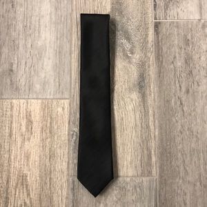Black micro stripe tie